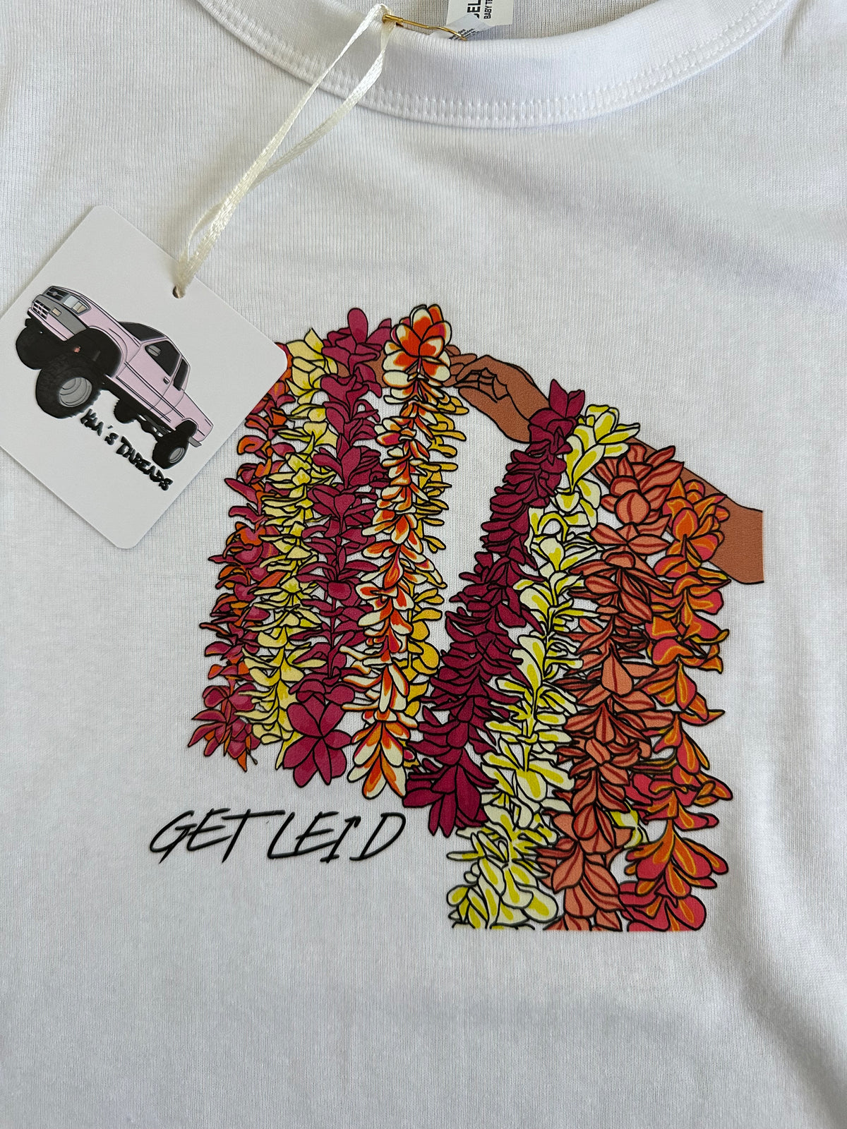 OG get lei’d baby tee *pre order*