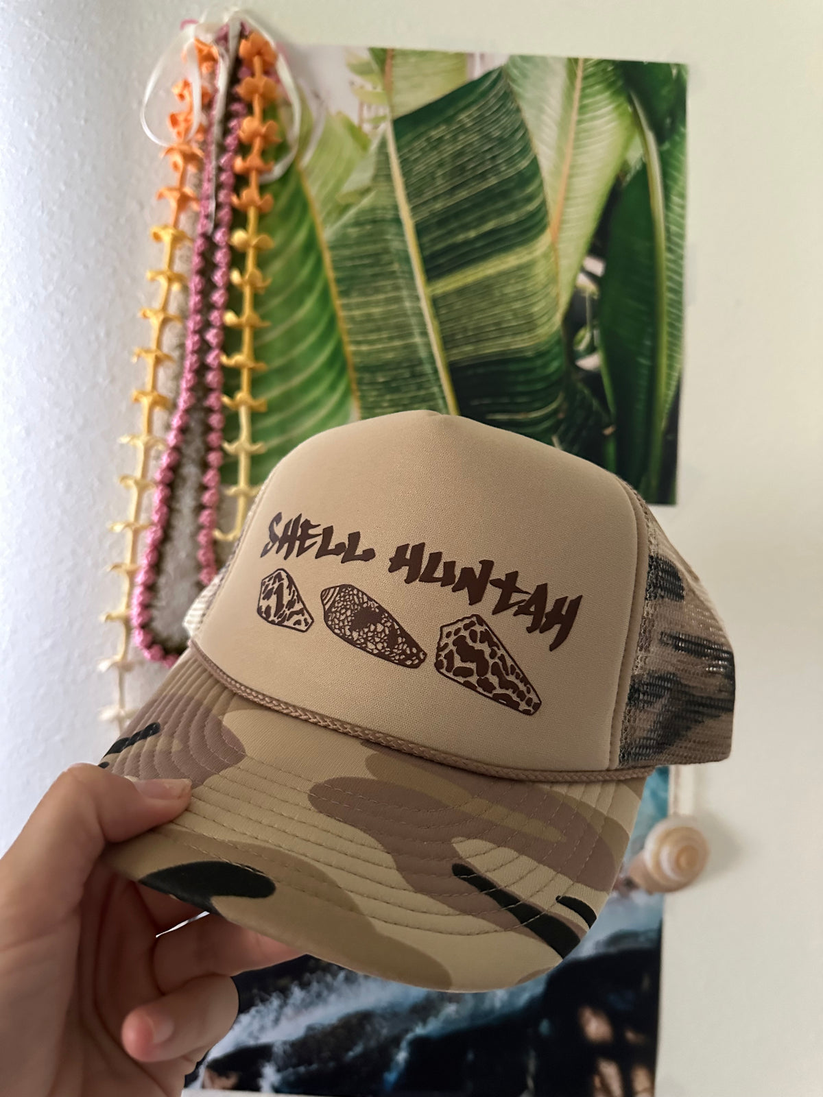 Shell Huntah Trucker Camo
