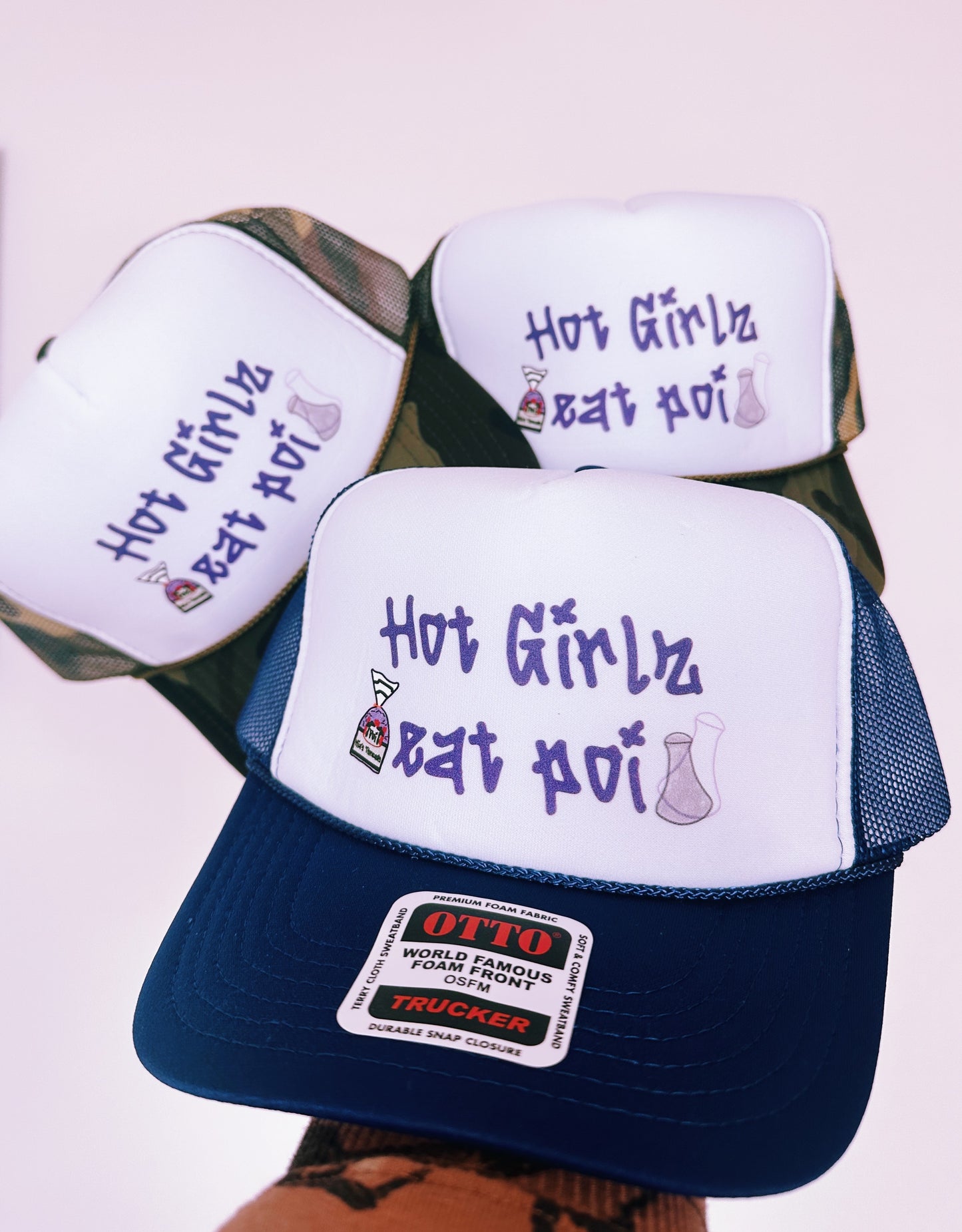 Hot Girlz Eat Poi Trucker