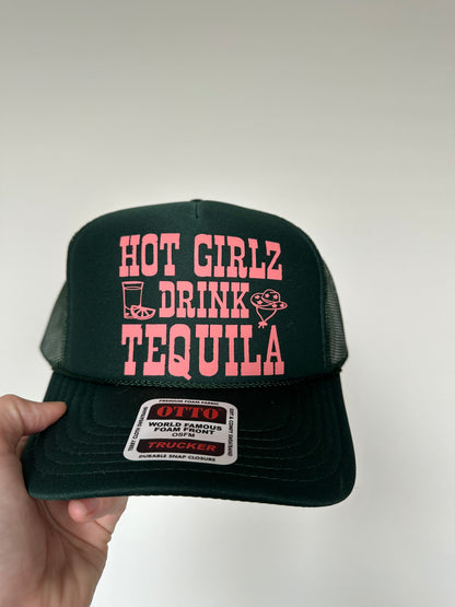 Hot Girlz Drink Tequila Trucker