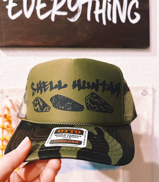 Shell Huntah Trucker 💚🖤