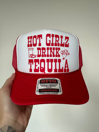 Hot Girlz Drink Tequila Trucker